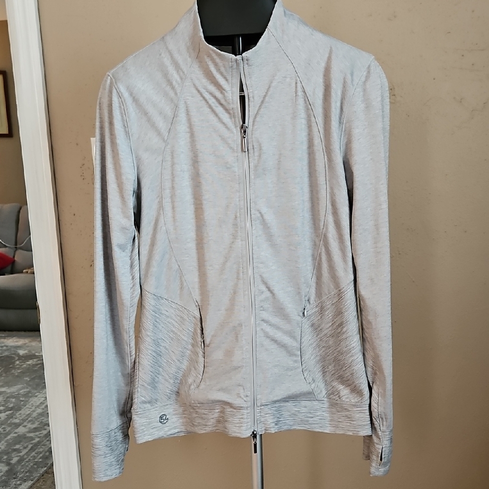 Chase54 Gray Zip-Up Jacket